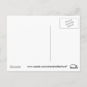 Orchidee Lijst 1 Briefkaart (Achterkant)
