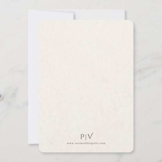 Orchidee Lijst Uitnodiging (Achterkant)