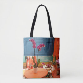 Orchidee lover canvas tas