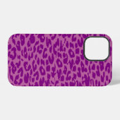 Orchidee Luipaardprint Huid Bont iPhone Hoesje (Achterkant horizontaal)