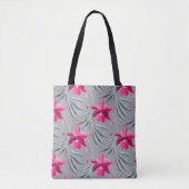 orchidee met dansende bladeren tote bag (Voorkant)