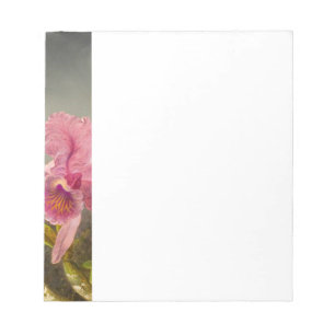 Orchidee met twee kolibries Heade Notitieblok