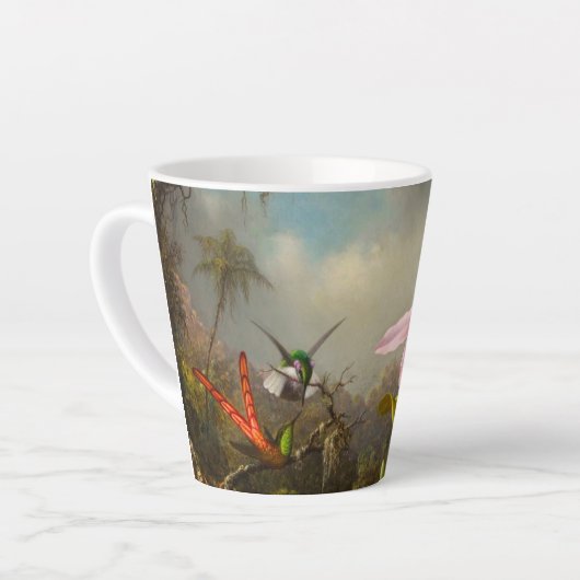 Orchidee met twee kolibries kop (Linkerhoek)