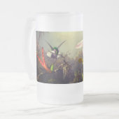 Orchidee met twee kolibries kop (Voorkant links)