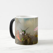 Orchidee met twee kolibries kop (Voorkant links)