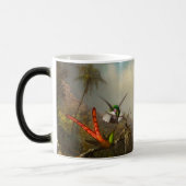 Orchidee met twee kolibries kop (Links)