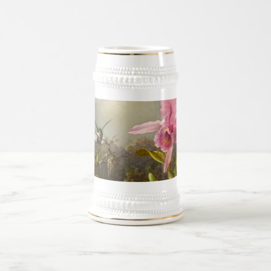 Orchidee met twee kolibries kop (Center)