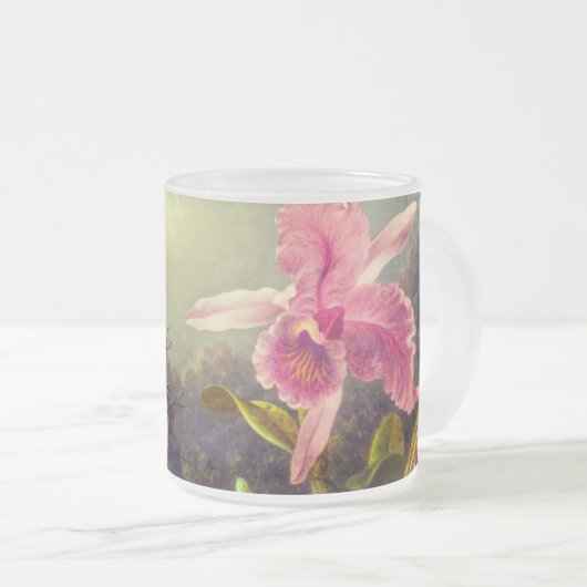 Orchidee met twee kolibries kop (Voorkant rechts)
