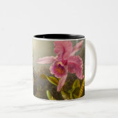 Orchidee met twee kolibries kop (Voorkant rechts)