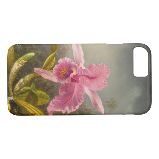 Orchidee met twee kolibries kop Case-Mate iPhone case (Achterkant (Horizontaal))