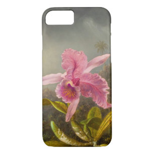 Orchidee met twee kolibries kop 	iPhone 8/7 hoesje