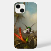 Orchidee met twee kolibries kop Case-Mate iPhone case (Achterkant)