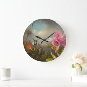 Orchidee met twee kolibries kop grote klok (Huis)