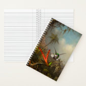 Orchidee met twee kolibries kop notitieboek (Binnen)