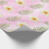 Orchidee met varens cadeaupapier (Hoek)