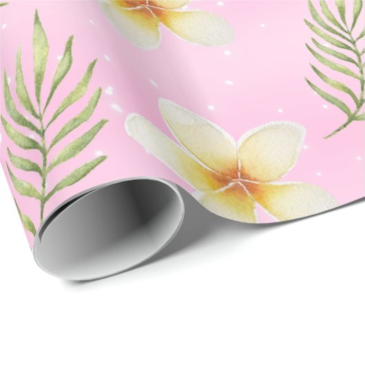 Orchidee met varens cadeaupapier (Rol Hoek)