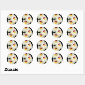 Orchidee - Miltoniopsis - De Drie Amigos Ronde Sticker (Vel)