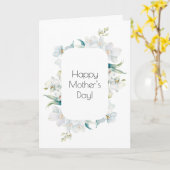 Orchidee Moederdag wenskaart Kaart (Gele Bloem)