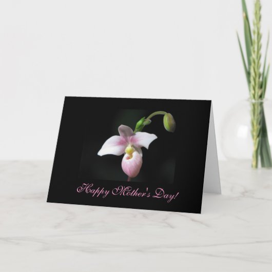 Orchidee Moederdag Wenskaart Kaart (Voorkant)