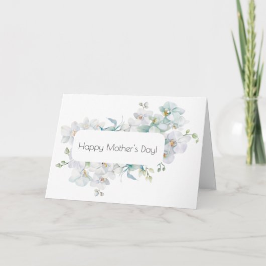 Orchidee Moederdagkaart Kaart (Voorkant)