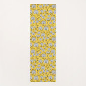 orchidee mosterdpatroon yogamat (Voorkant)