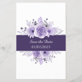 Orchidee Naam die Specerij Bruidsdouche spelkaart Flyer (Achterkant)