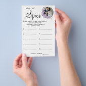 Orchidee Naam die Specerij Bruidsdouche spelkaart Flyer (Hand)