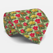 Orchidee necktie (Potinara en SLC), groene tonnen Stropdas (Opgerold)