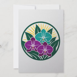 Orchidee Nights in de botanische tuin van New York Kaart