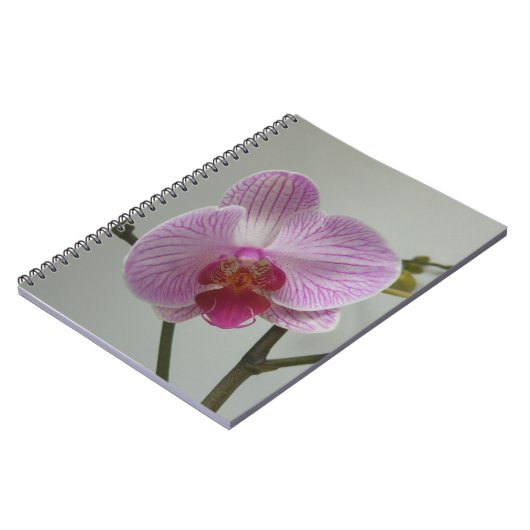 Orchidee notebook notitieboek (Linkerzijde)