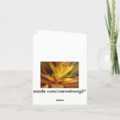 Orchidee notecard kaart (Achterkant)