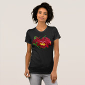 Orchidee Oil op Canvas T-Shirts (Voorkant volledig)
