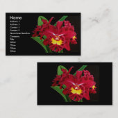 Orchidee Oil op Canvas Visitekaartjes (Voorkant / Achterkant)