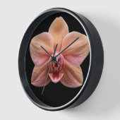 Orchidee op zwarte achtergrond (Hoek)