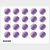 Orchidee Paarse 2 Letter Monogram Wax Seal Sticker (Vel)