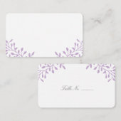 Orchidee Paarse Geheime Tuin Trouwplaats kaarten Plaatskaartje (Voorkant / Achterkant)