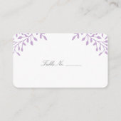 Orchidee Paarse Geheime Tuin Trouwplaats kaarten Plaatskaartje (Achterkant)