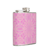  orchidee Paarse prachtige Abstracte ventilator Heupfles (Rechts)