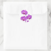 Orchidee Paarse rev. 2 600 Ronde Sticker (Tas)