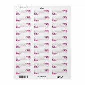 Orchidee Paradise Adresetiketten Etiket (Full Sheet)