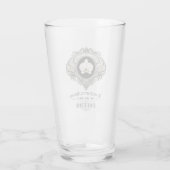 orchidee proost drinkglas glas (Achterkant)