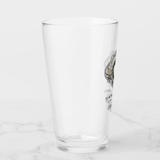 orchidee proost drinkglas glas (Rechts)