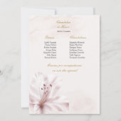 Orchidee quinceañera kaart (Achterkant)