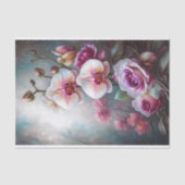 Orchidee Roos Droom Decoupage Tissuepapier (Voorkant)