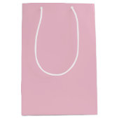 Orchidee Roze Effen Plain Kleur Medium Cadeauzakje (Voorkant)