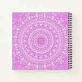 Orchidee Roze Mandala Patroon Notitieboek (Achterkant)