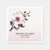 Orchidee Roze & Witte Bruiloft