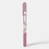 Orchidee Roze Witte Lace Bloemen Case-Mate iPhone Case (Achterkant / Links)