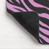 Orchidee Roze Zebra Gestreept Muismat (Hoek)
