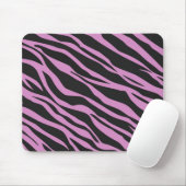 Orchidee Roze Zebra Gestreept Muismat (Met muis)
